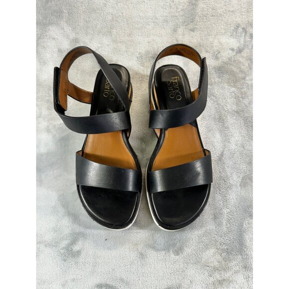 Franco Sarto Womens shoes size 8 chiara strappy sandals with wedge heel - Picture 7 of 16